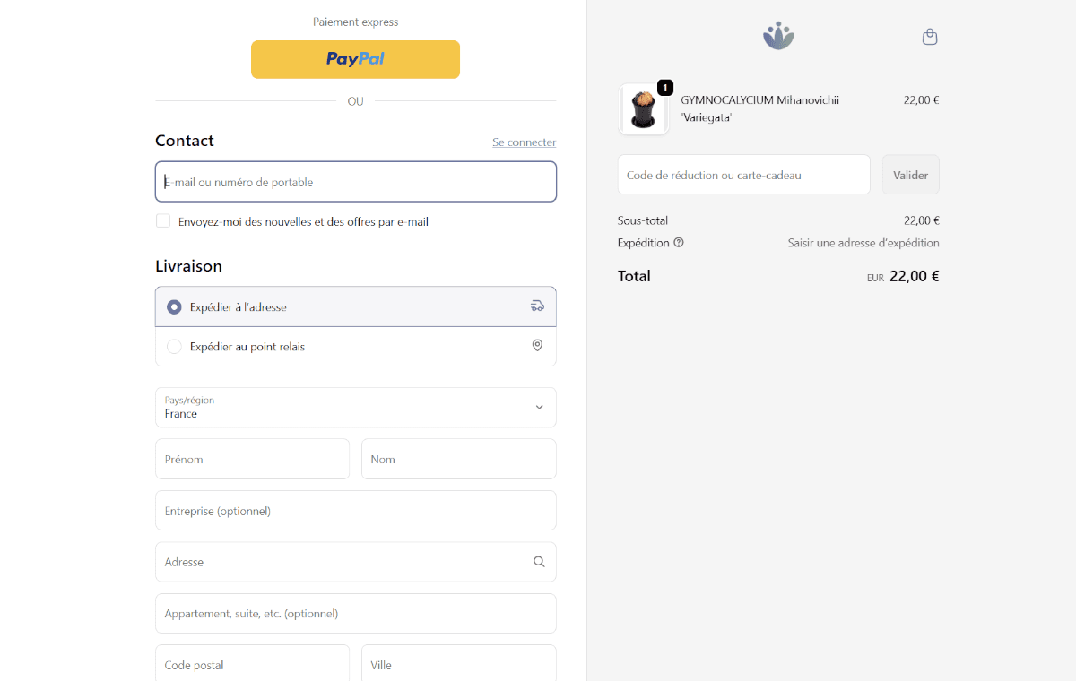 Syteme de checkout complet
