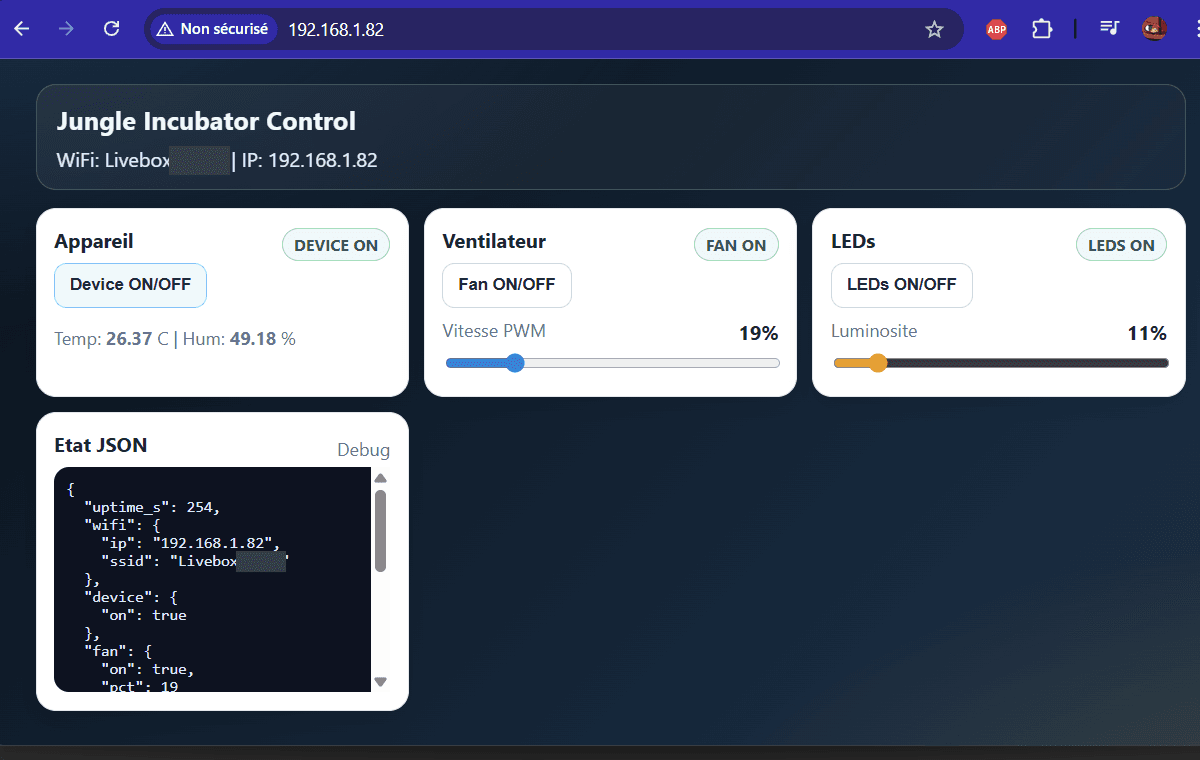 Prototype incubateur